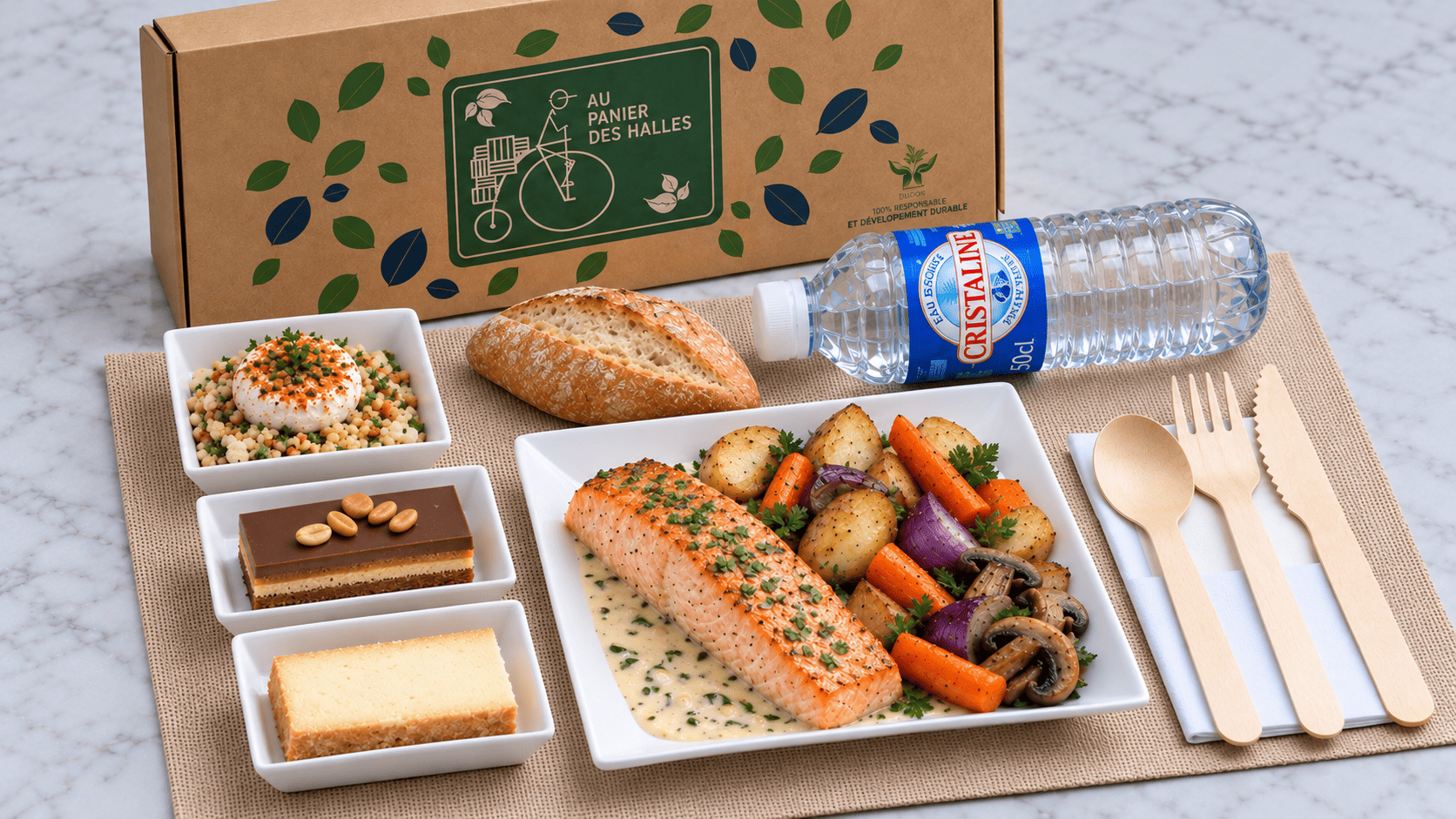 Plateaux Repas 1 Decouvertes Pave De Saumon Snacke
